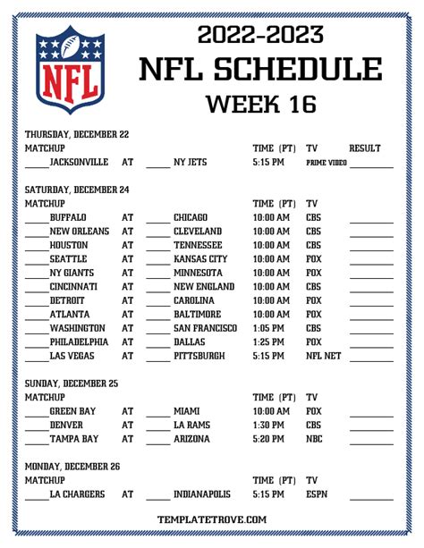 nfl week 16 lines